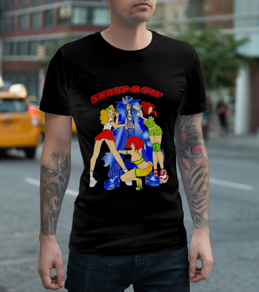 Snoop Doggy Dogg Snoop A Fly Anime Girls Colorful T-Shirt