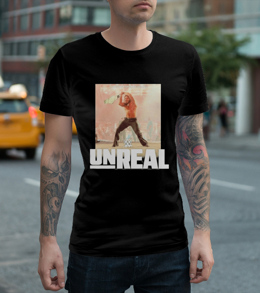 A Netflix Sports Series WWE Seth Rollins Unreal Championship Moment T-Shirt