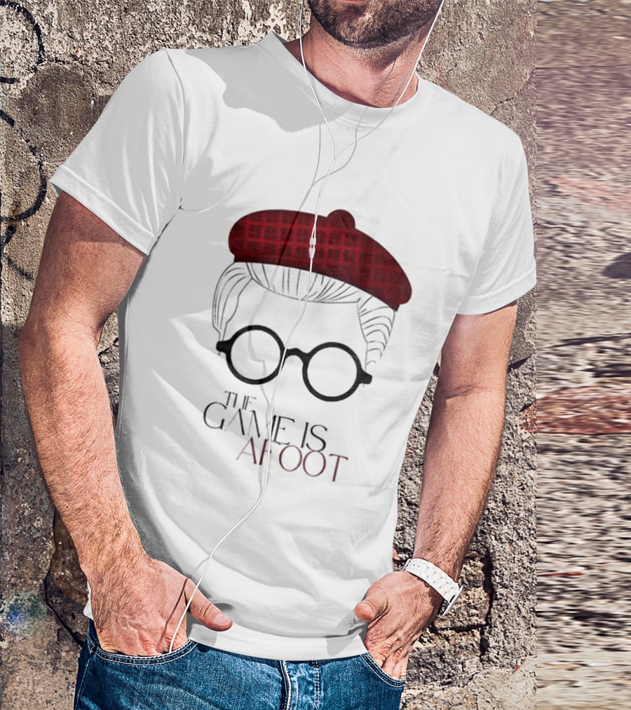Alan Cumming Traitors The Game Is Afoot Red Beret Glasses T-Shirt