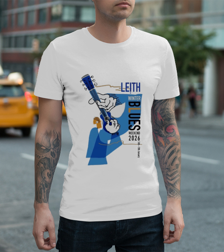 Leith Winter Blues Weekend 2026 Guitar Festival T-Shirt