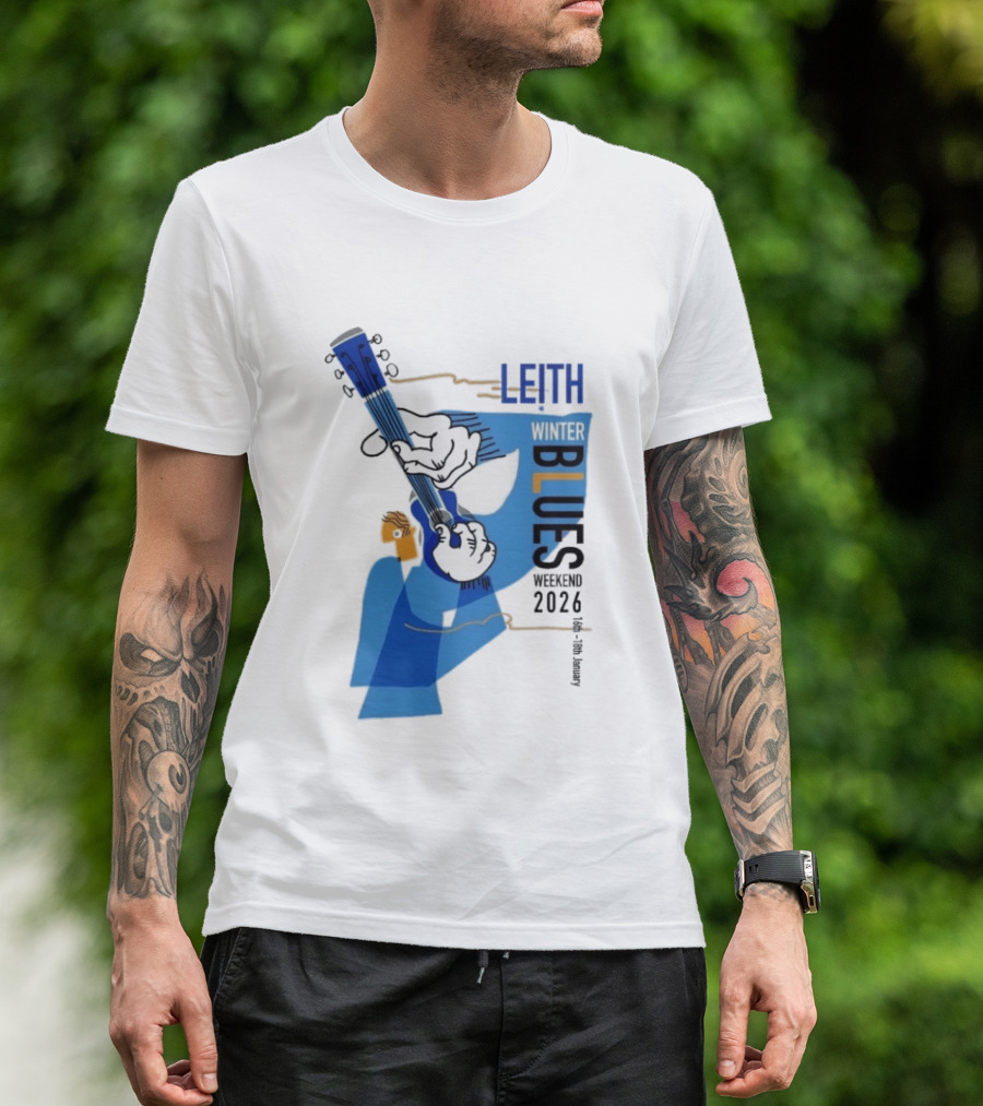 Leith Winter Blues Weekend 2026 Guitar Festival T-Shirt
