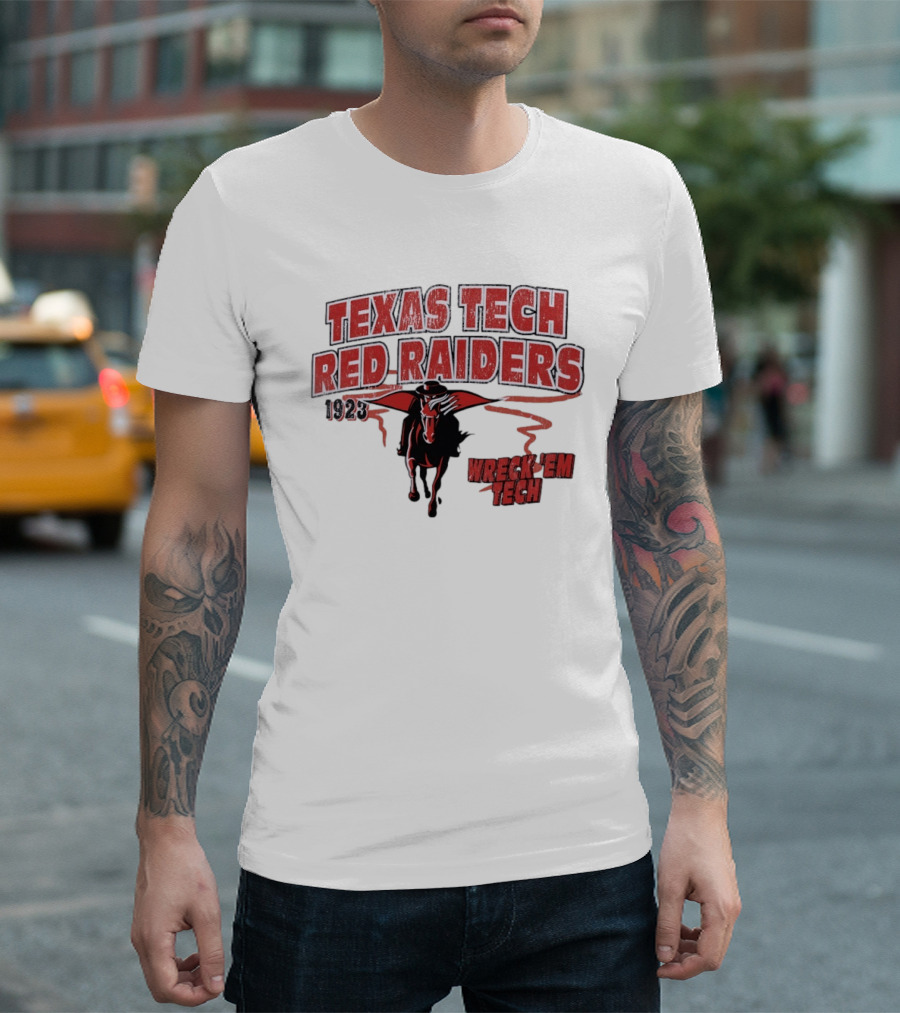 Texas Tech Red Raiders 1923 Wreck 'Em Tech Horse T-Shirt
