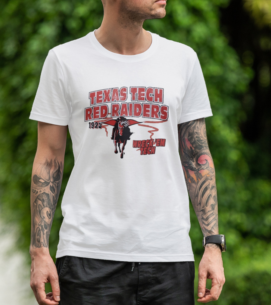 Texas Tech Red Raiders 1923 Wreck 'Em Tech Horse T-Shirt