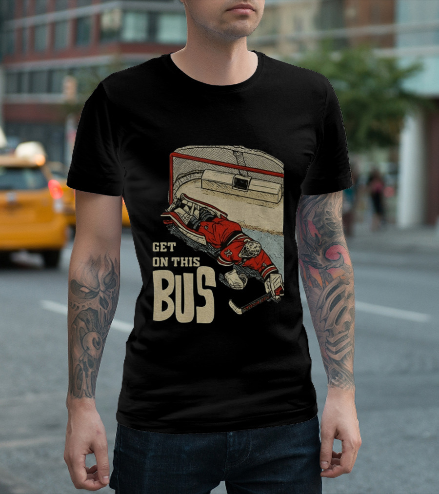 Brandon Bussi Carolina Hurricanes Get On This Bus NHL T-Shirt