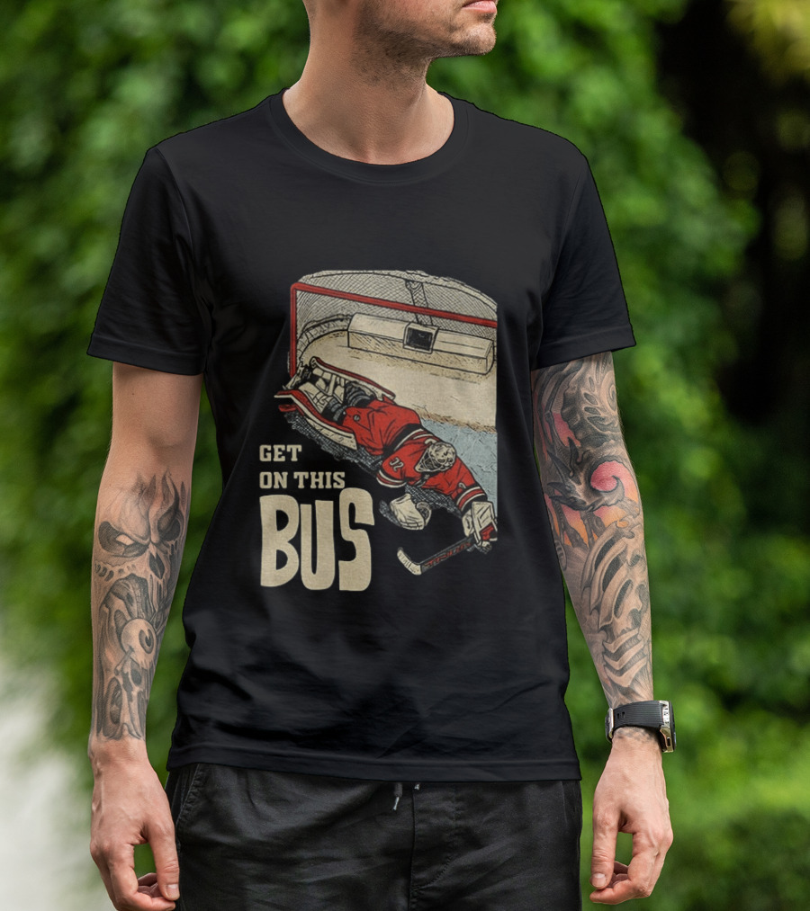 Brandon Bussi Carolina Hurricanes Get On This Bus NHL T-Shirt