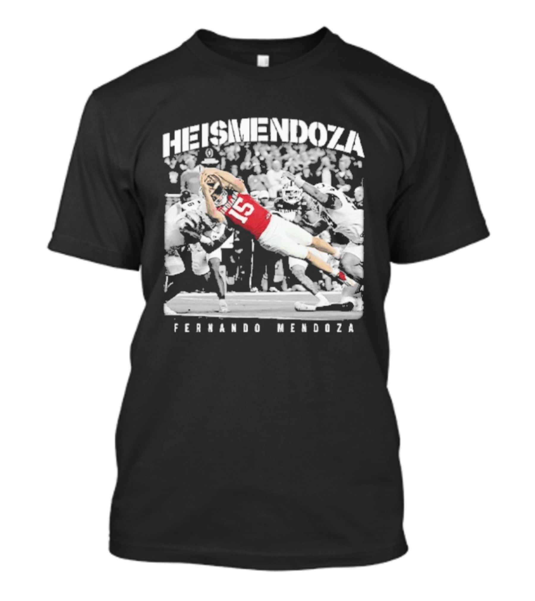 Heisman Mendoza Fernando Mendoza Indiana Hoosiers Fourth Down Run T-Shirt