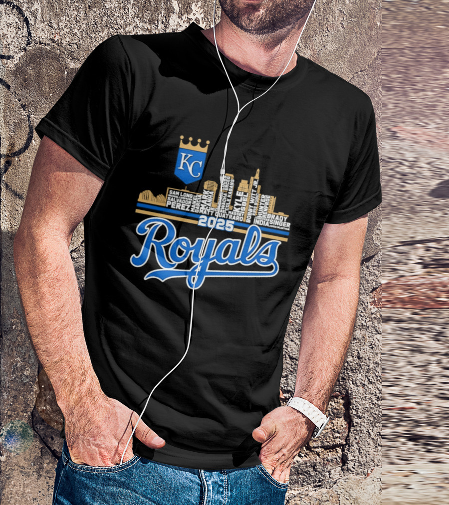 Kansas City Royals 2025 KC Skyline Royals T-Shirt