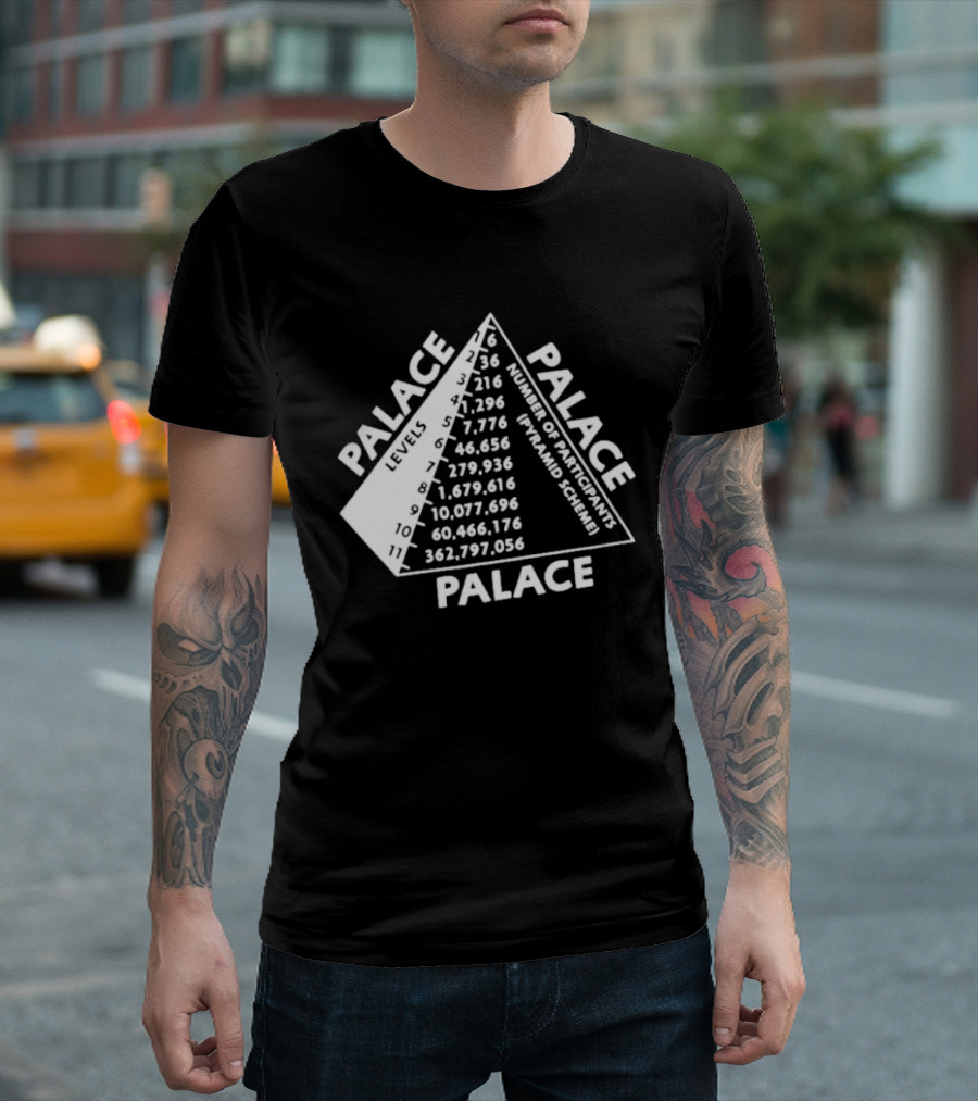 Louis Tomlinson New Tattoo Palace Pyramid Number Scheme T-Shirt