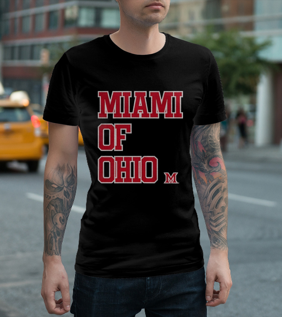 Miami Of Ohio RedHawks Basketball M T-Shirt