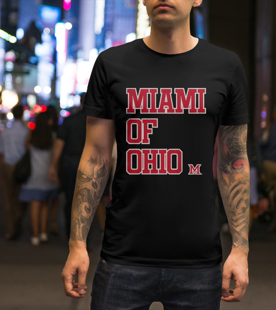Miami Of Ohio RedHawks Basketball M T-Shirt