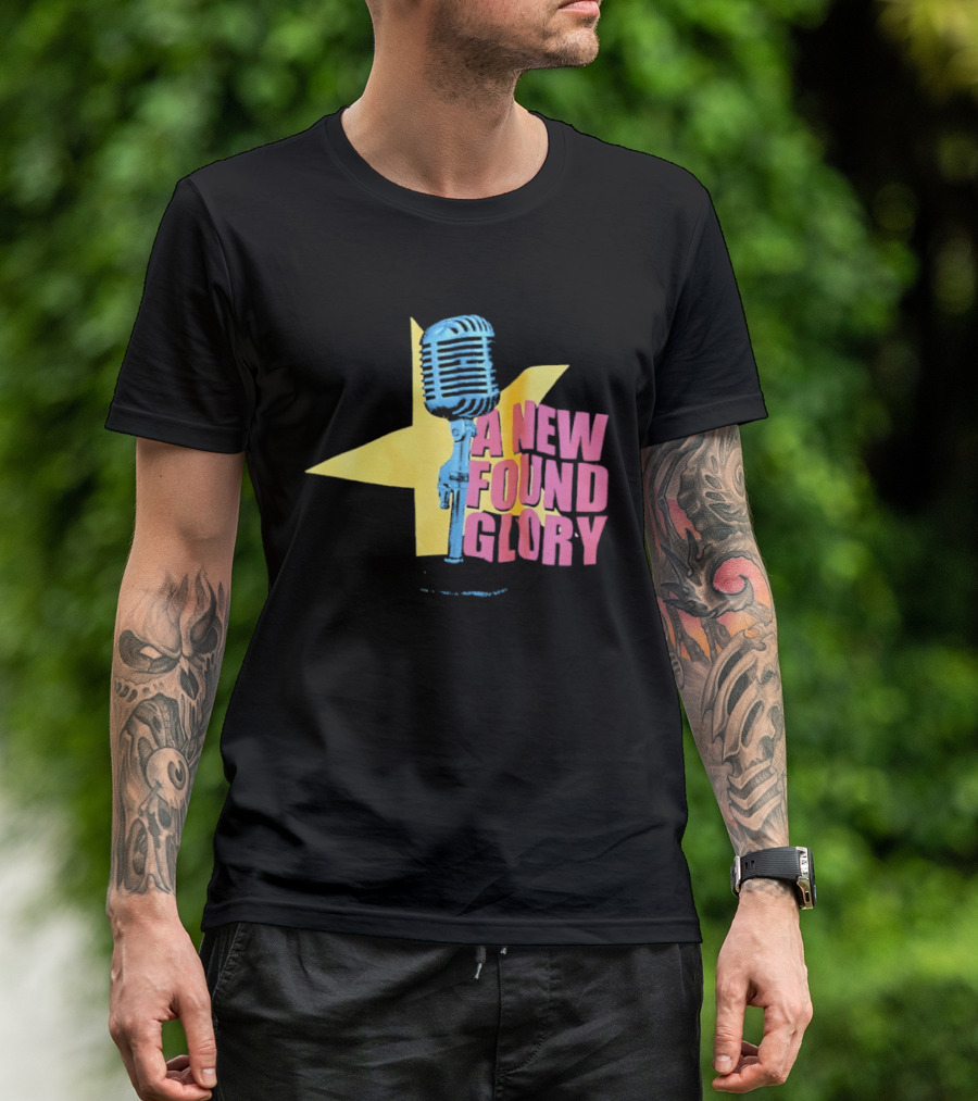 A New Found Glory Vintage Microphone Star T-Shirt