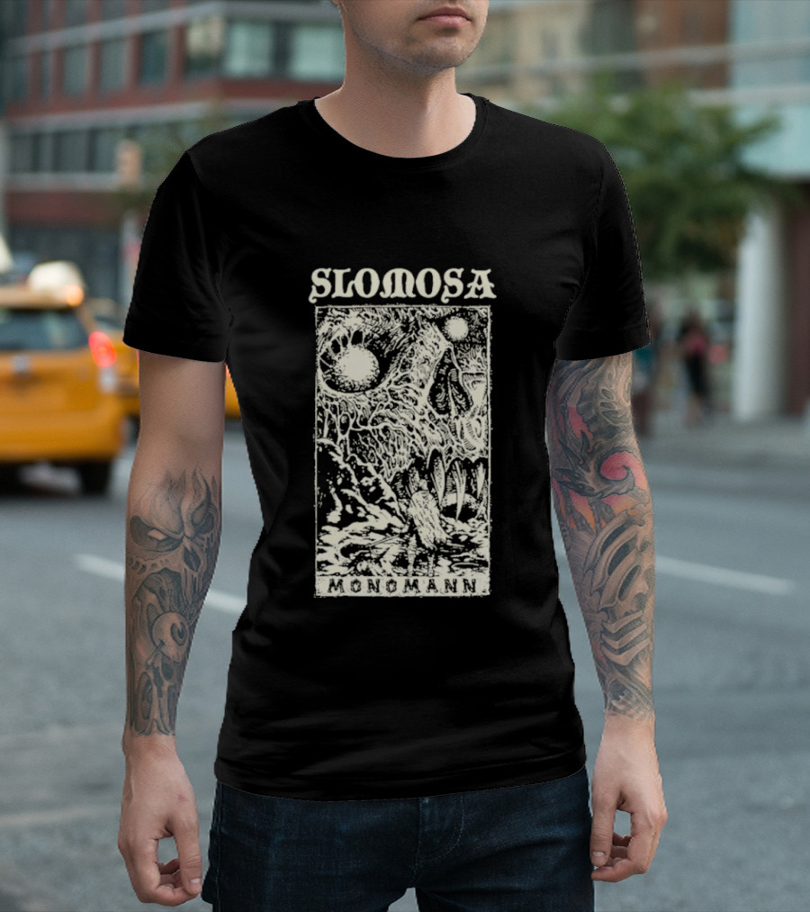 Slomosa Monomann Psychedelic Scandinavian T-Shirt