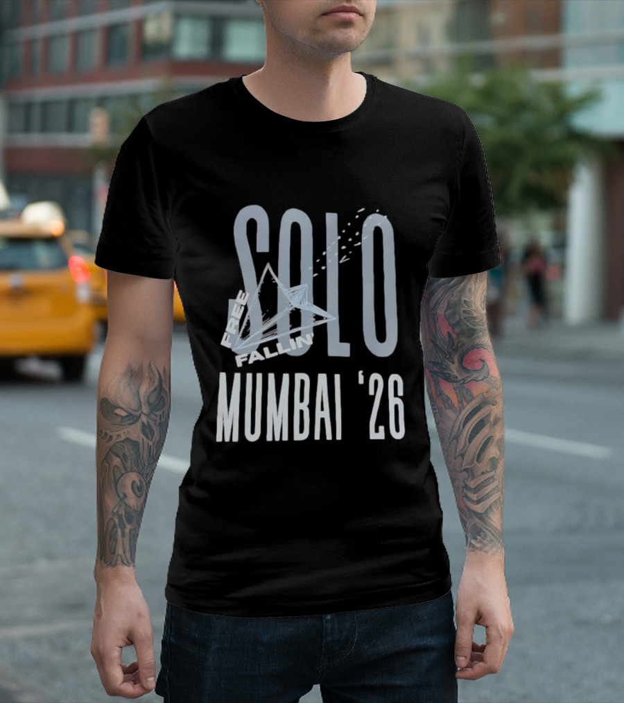 Solo Free Fallin' Mumbai '26 Adventure T-Shirt