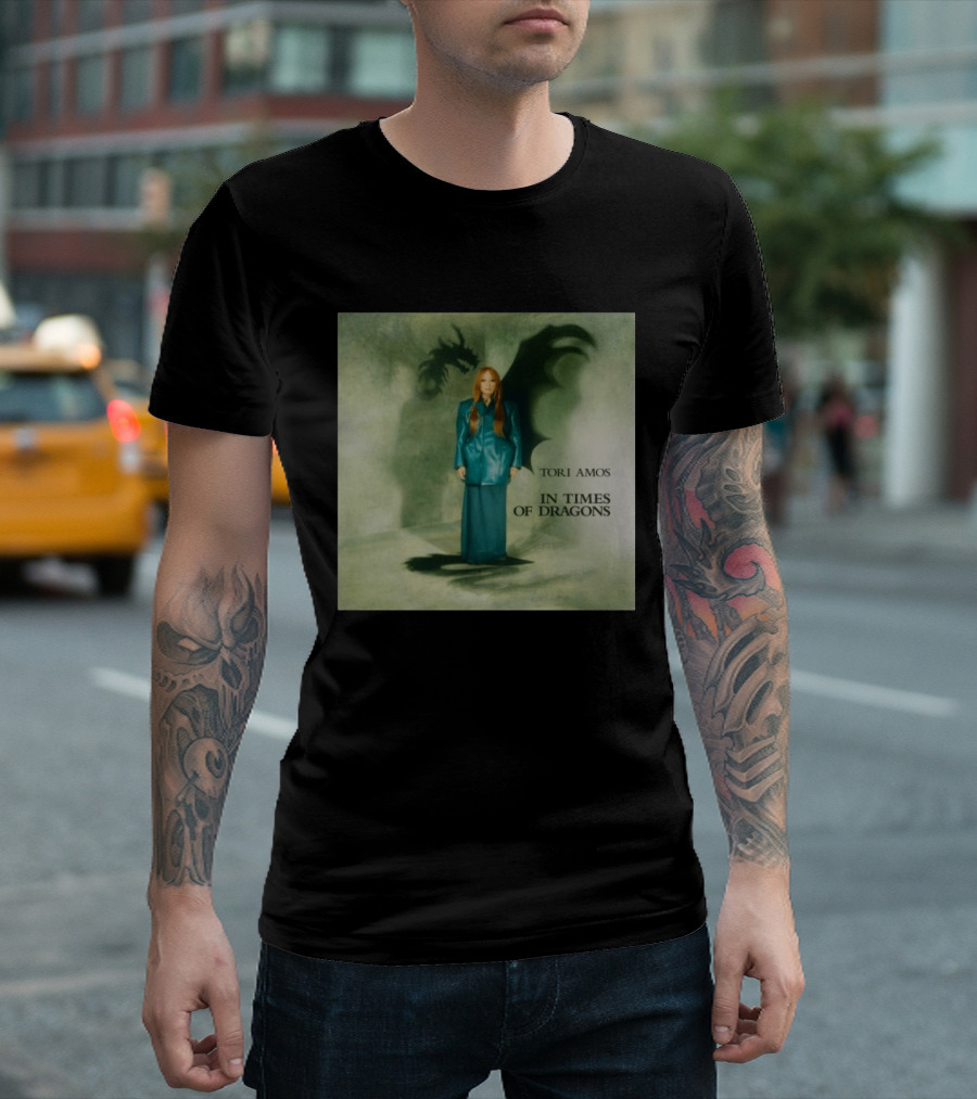 Tori Amos In Times Of Dragons US Tour 2026 Shadowed Dragon T-Shirt