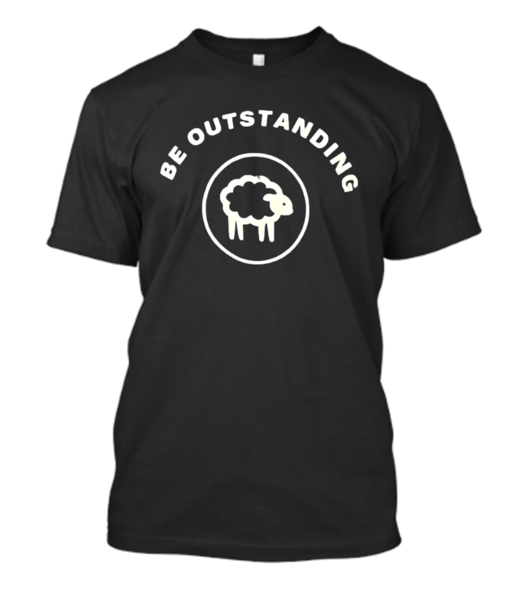 Be Outstanding Sheep Circle T-Shirt