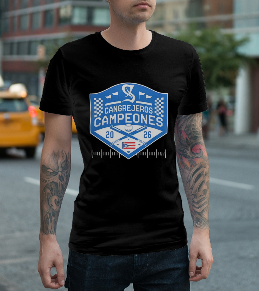 Cangrejeros Campeones 2026 LBPRC Puerto Rico Baseball T-Shirt