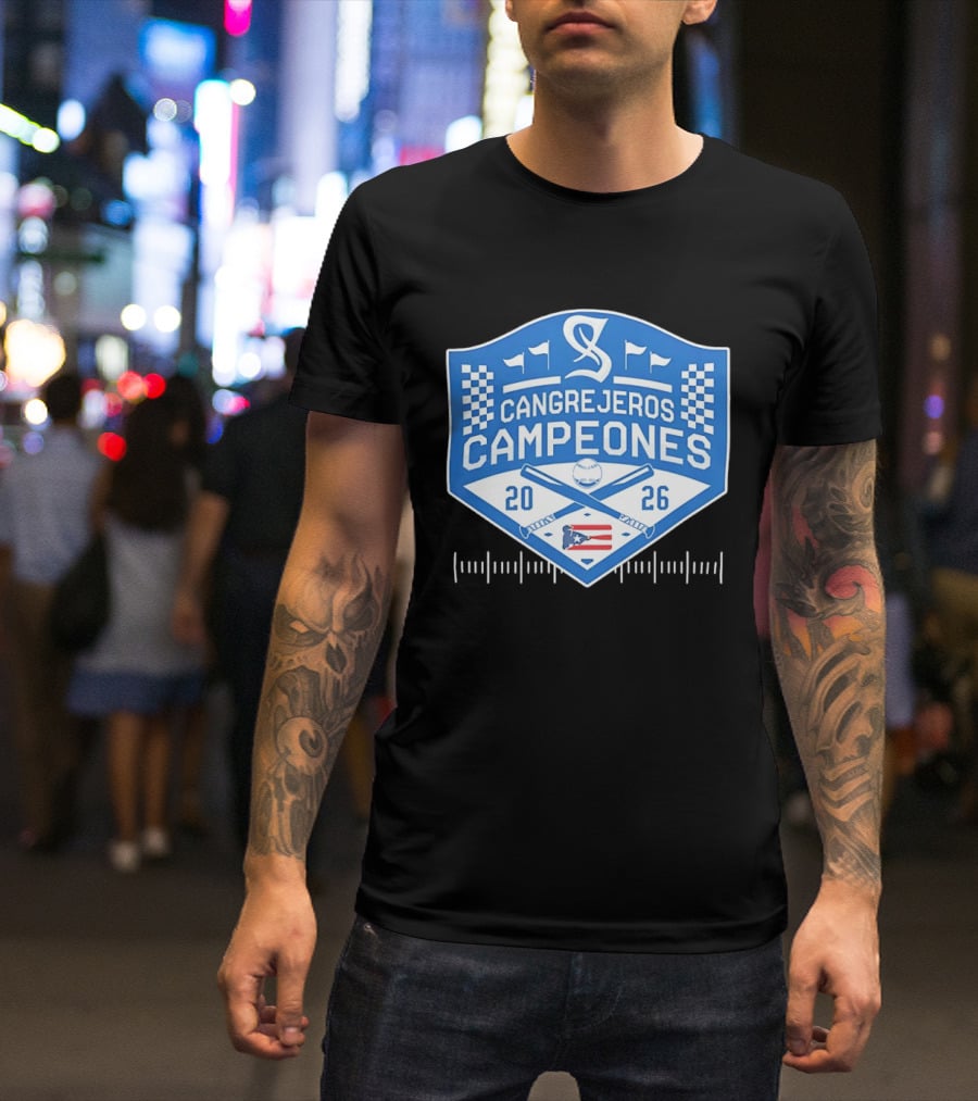 Cangrejeros Campeones 2026 LBPRC Puerto Rico Baseball T-Shirt