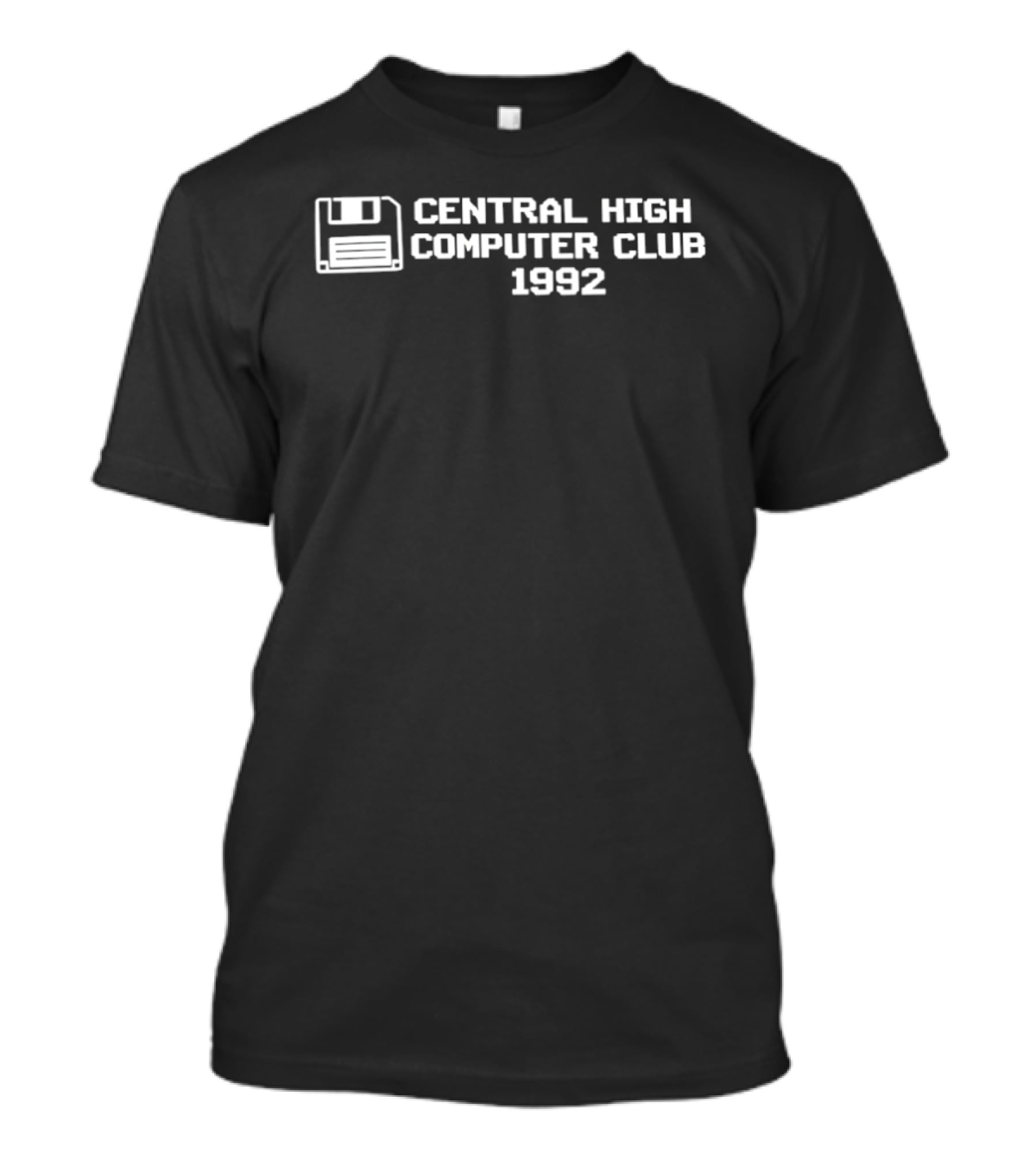 Central High Computer Club 1992 Floppy Disk T-Shirt