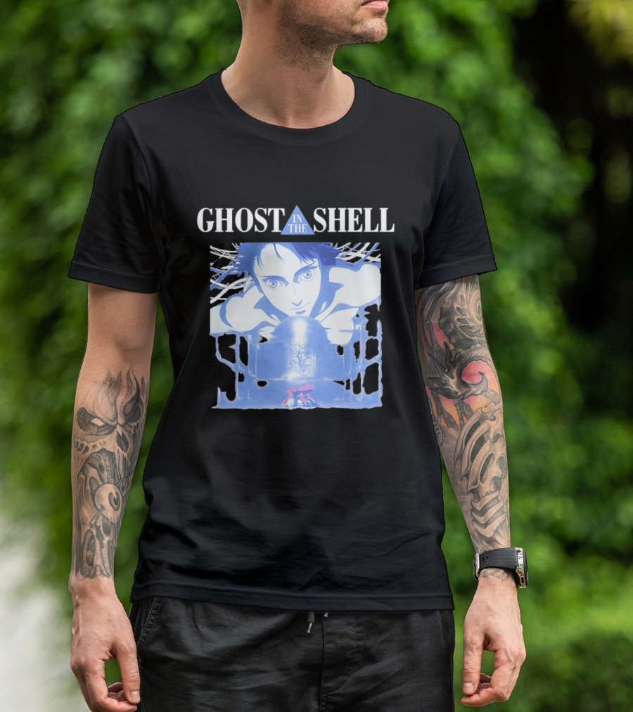Ghost In The Shell Puppet Master Anime Character And Title T-Shirt