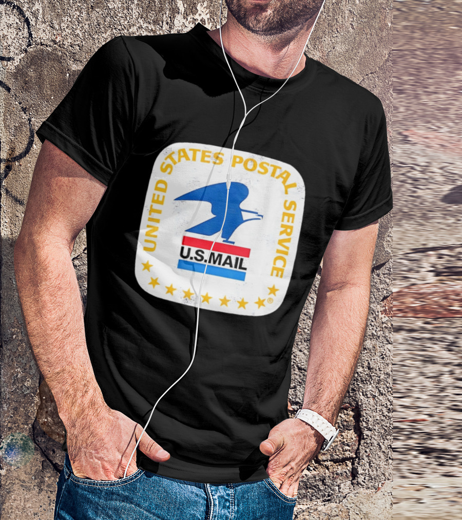 United States Postal Service US Mail Eagle Icon Vintage Look T-Shirt