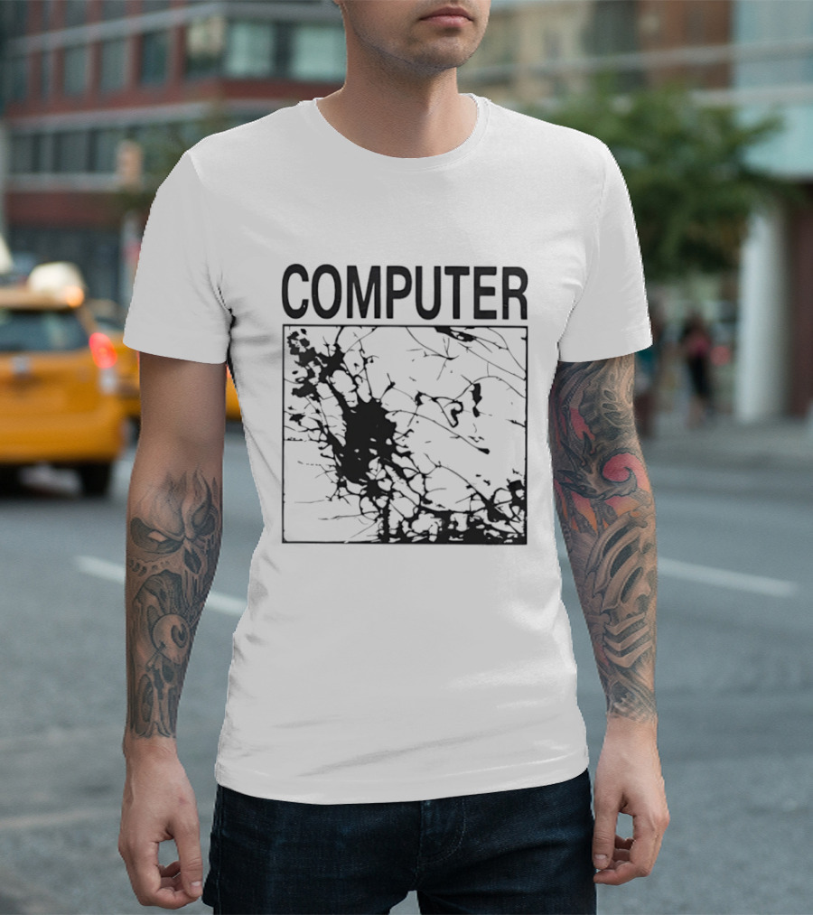 COMPUTER Gamer Gaming Splatter T-Shirt