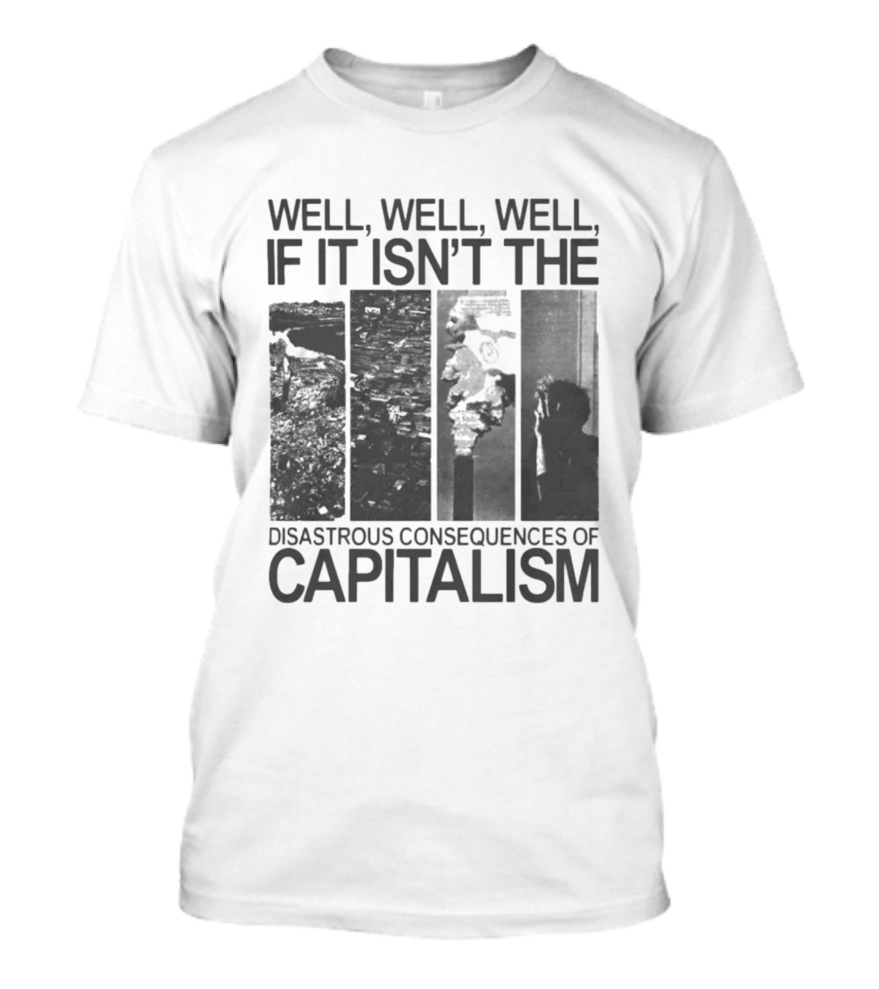 Well Well Well If It Isn't The Disastrous Consequences Of Capitalism Capitalism T-Shirt