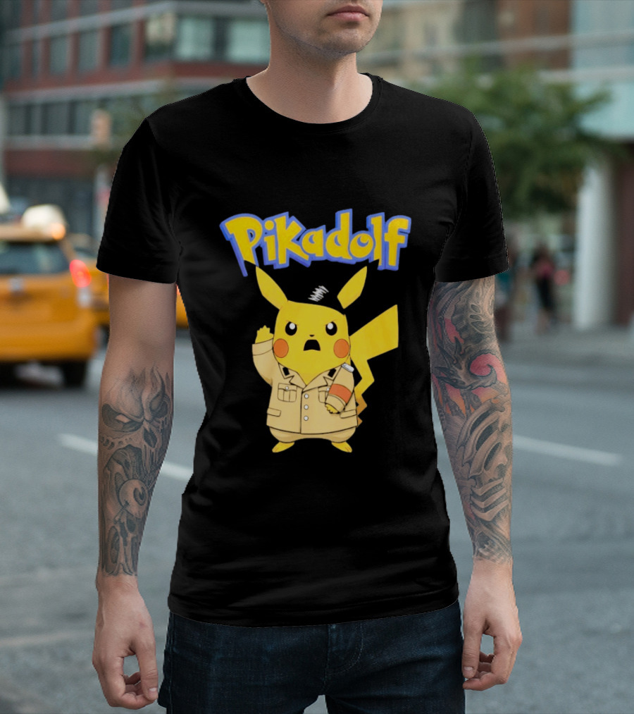 Pikadolf Pikachu Adolf Hitler T-Shirt