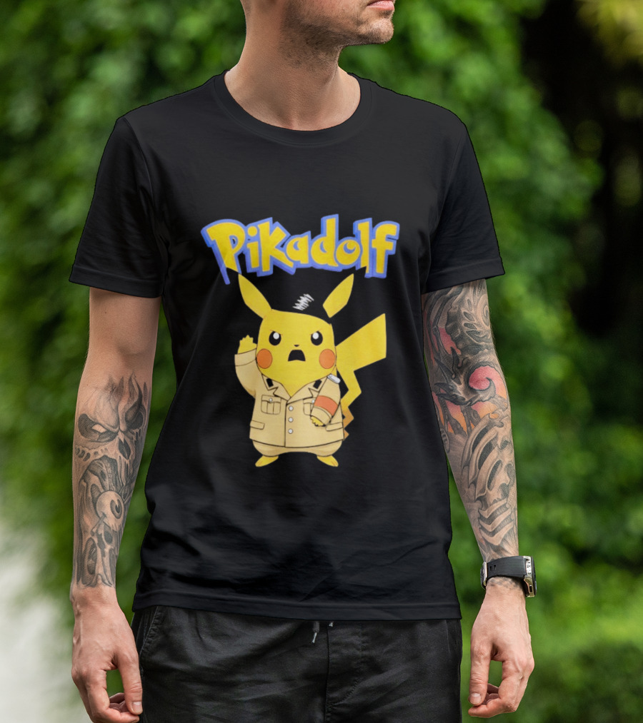 Pikadolf Pikachu Adolf Hitler T-Shirt