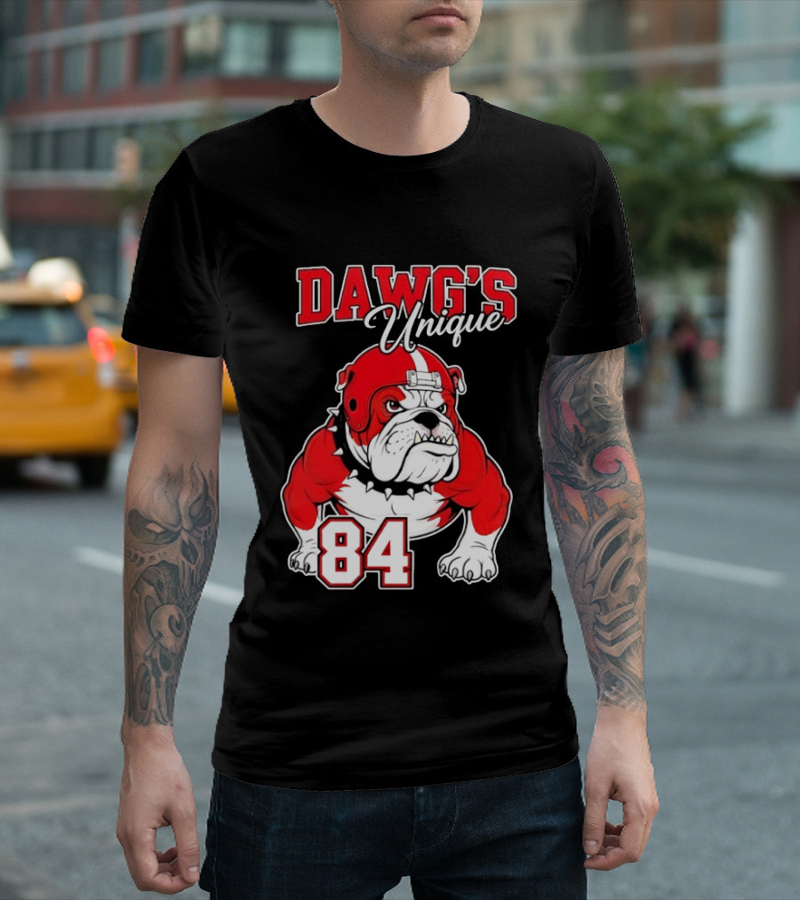 Ladd McConkey 84 Georgia Bulldogs Dawg's Unique Football Fan Gear T-Shirt