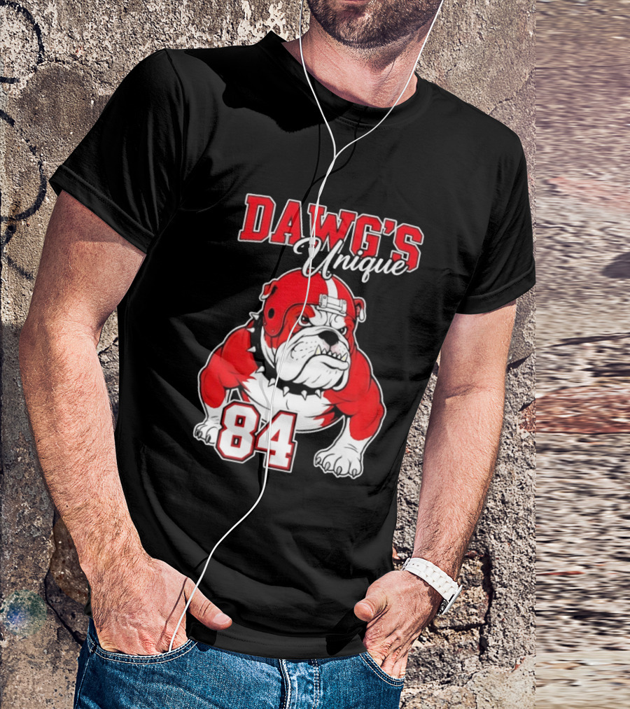 Ladd McConkey 84 Georgia Bulldogs Dawg's Unique Football Fan Gear T-Shirt