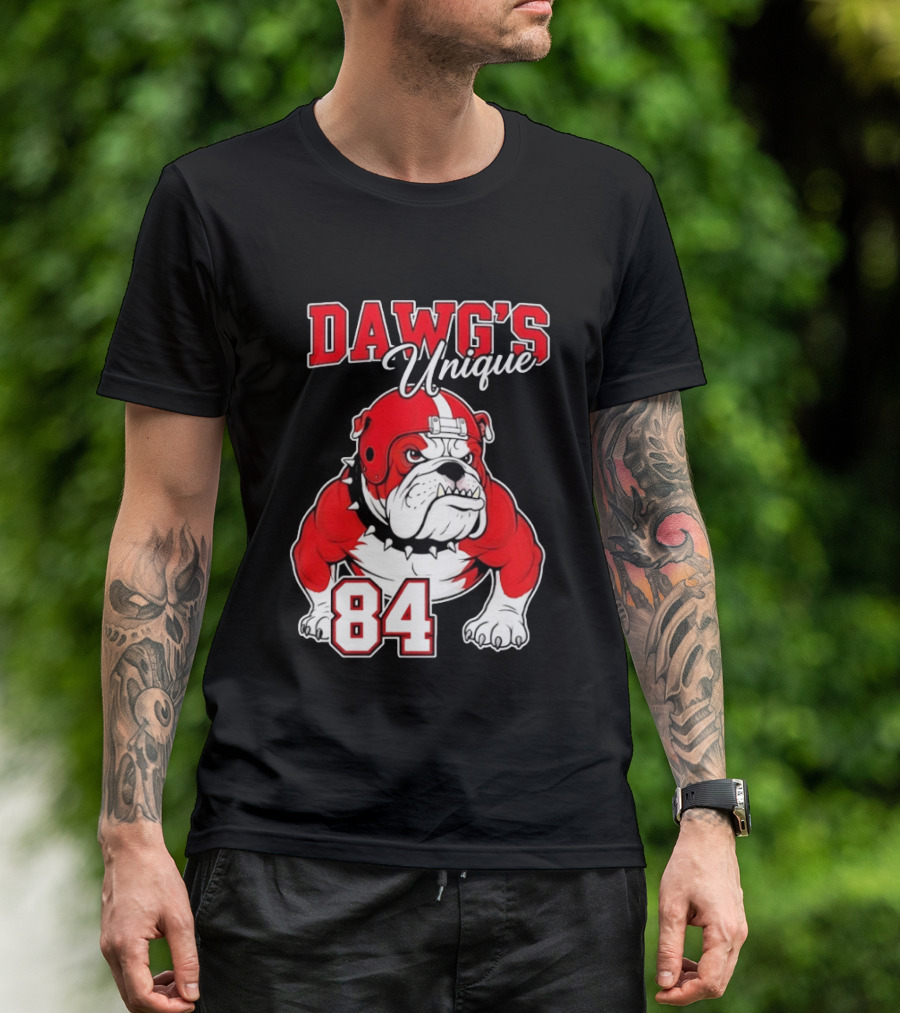 Ladd McConkey 84 Georgia Bulldogs Dawg's Unique Football Fan Gear T-Shirt