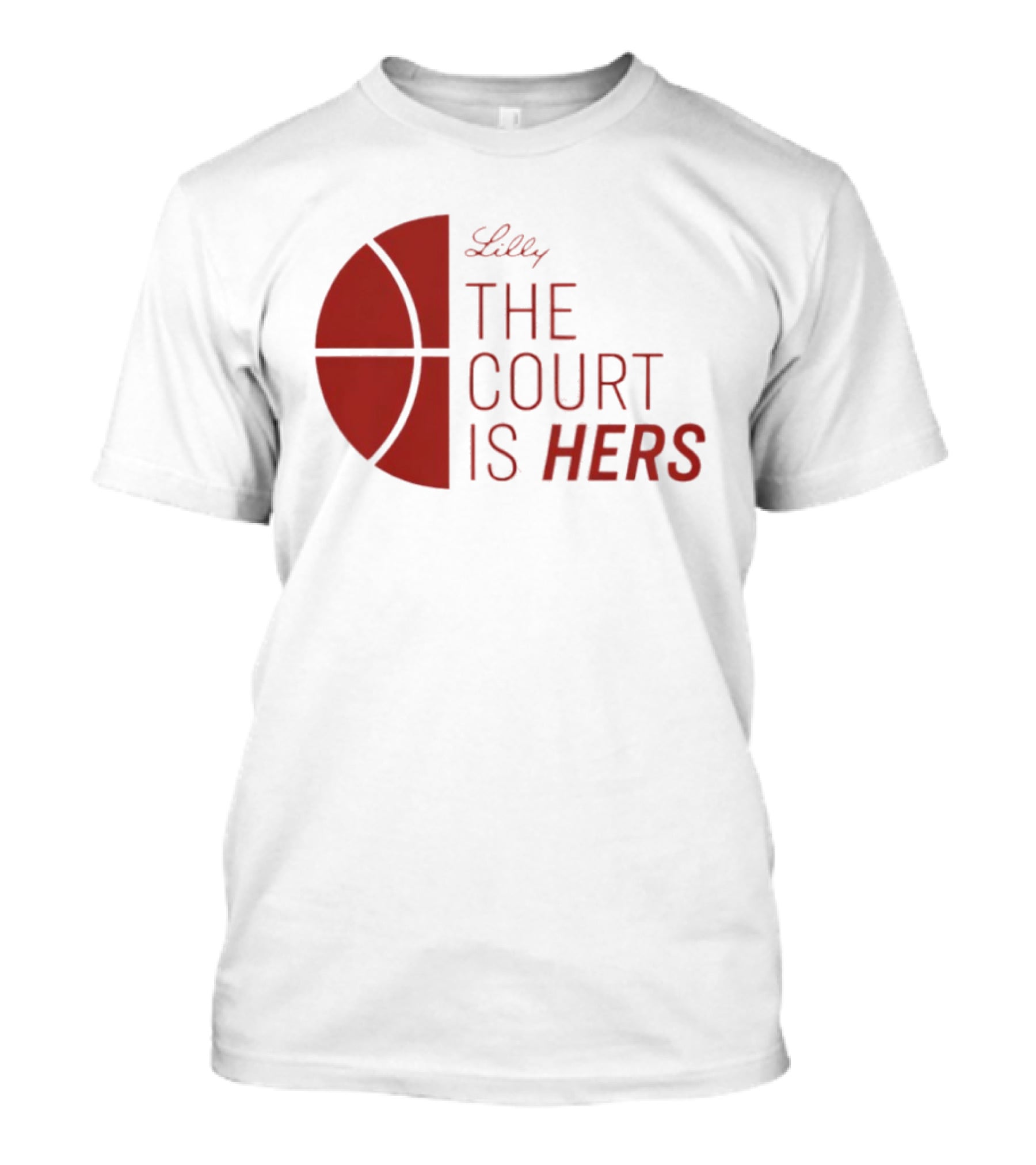 Lilly The Court Is Hers Basketball T-Shirt