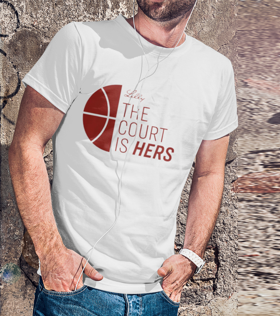 Lilly The Court Is Hers Basketball T-Shirt