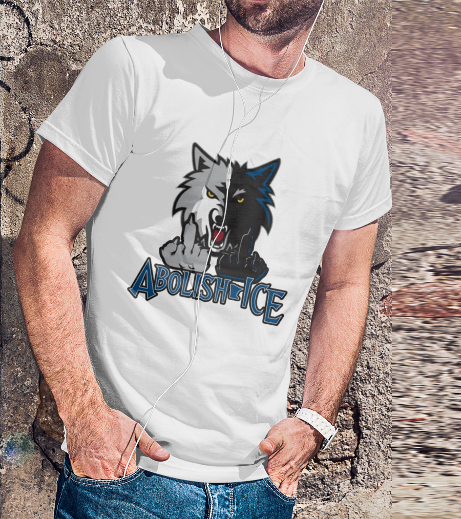 Minnesota Wolves Abolish Ice Wolves T-Shirt