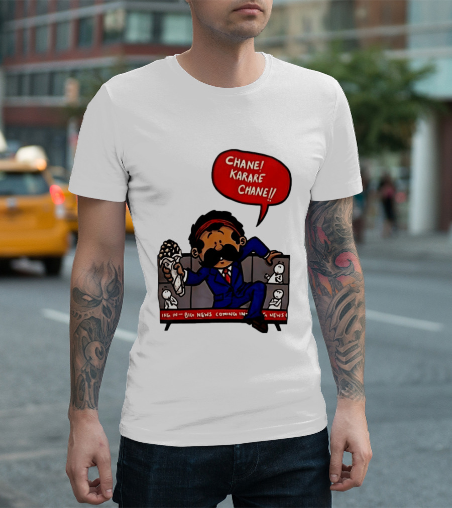Chane Karare Chane Comic News Character Speech Bubble T-Shirt