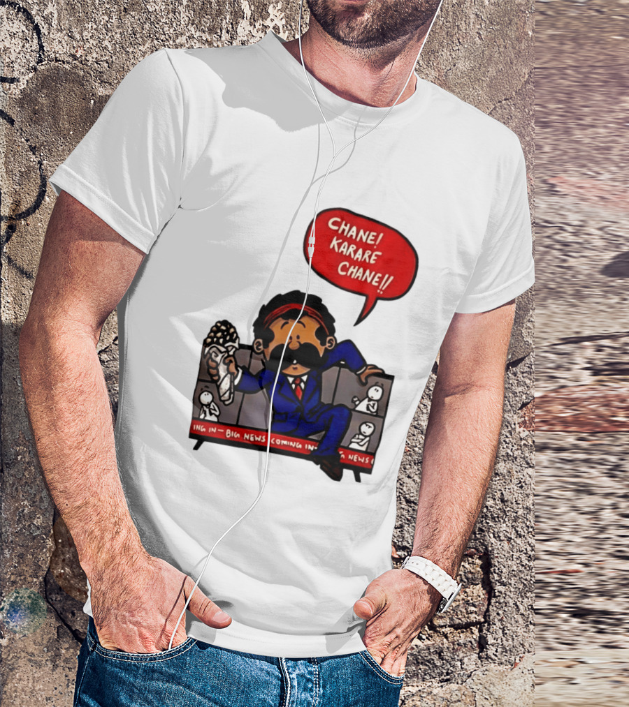 Chane Karare Chane Comic News Character Speech Bubble T-Shirt