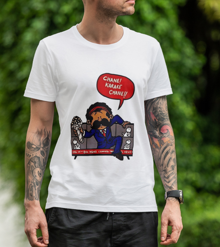Chane Karare Chane Comic News Character Speech Bubble T-Shirt