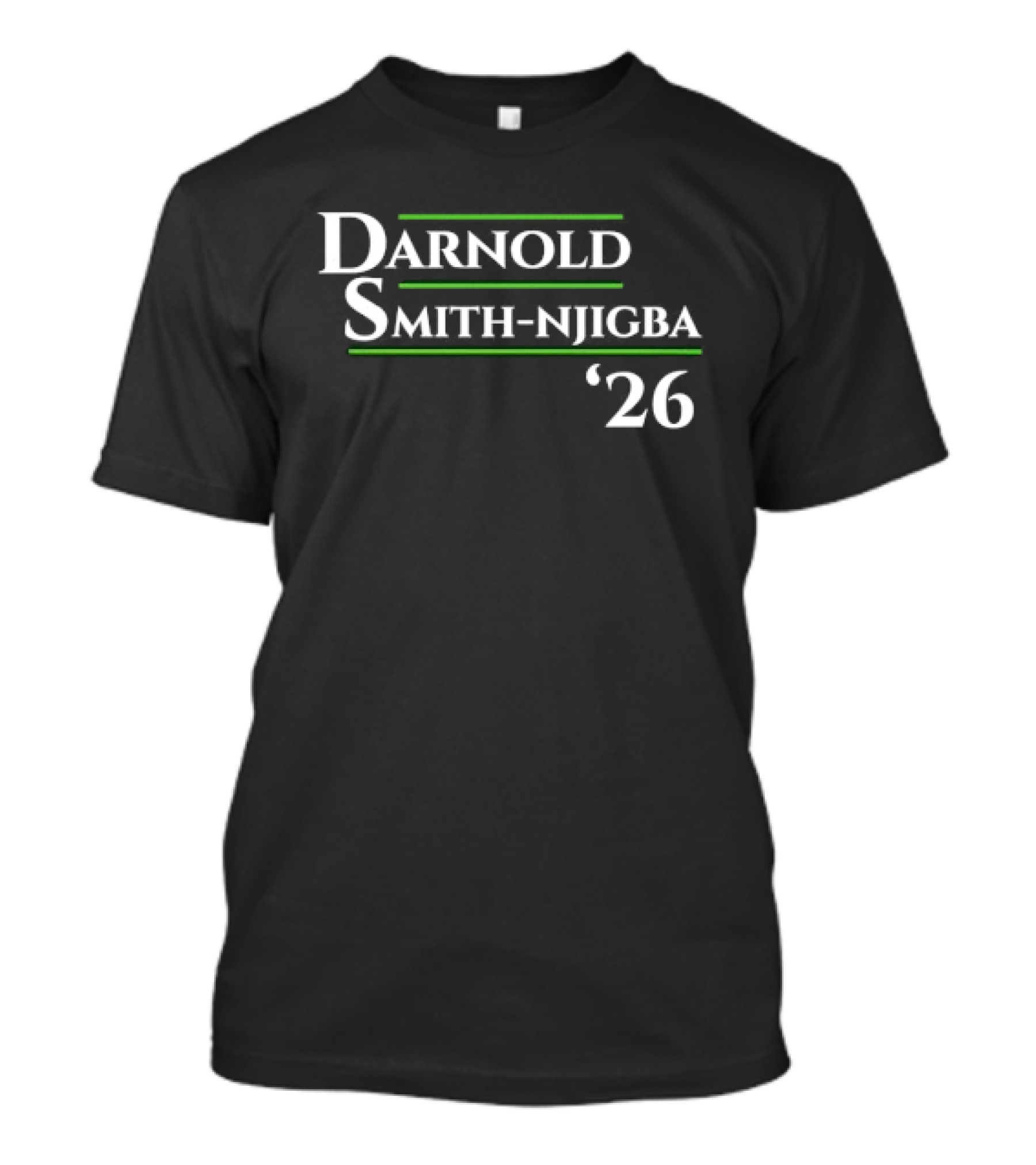 Darnold Smith Njigba '26 Seattle Seahawks Football Presidential Campaign T-Shirt