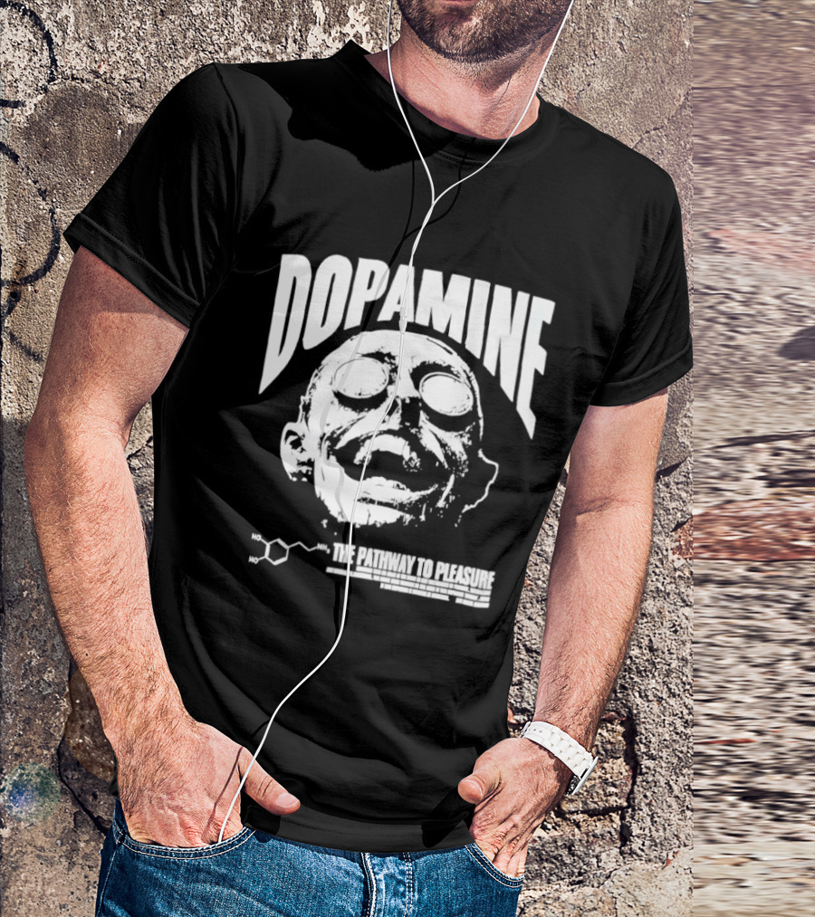 Dopamine The Pathway To Pleasure Molecular Formula Head T-Shirt