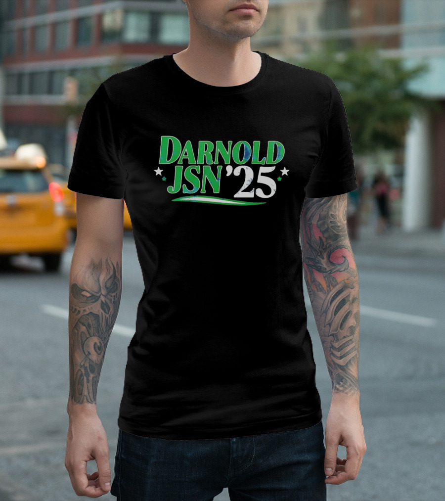 Darnold JSN '25 Stars Green And White T-Shirt