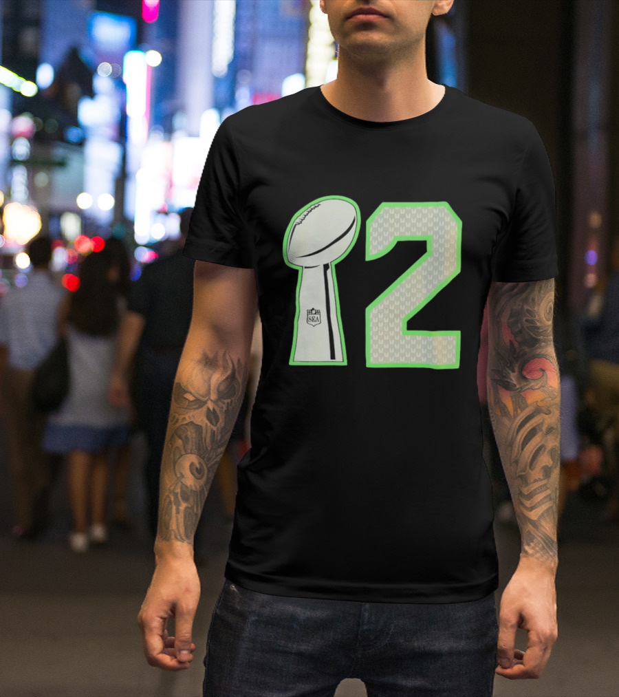 Seattle Seahawks SEA 12 Football T-Shirt