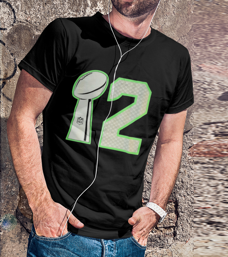 Seattle Seahawks SEA 12 Football T-Shirt