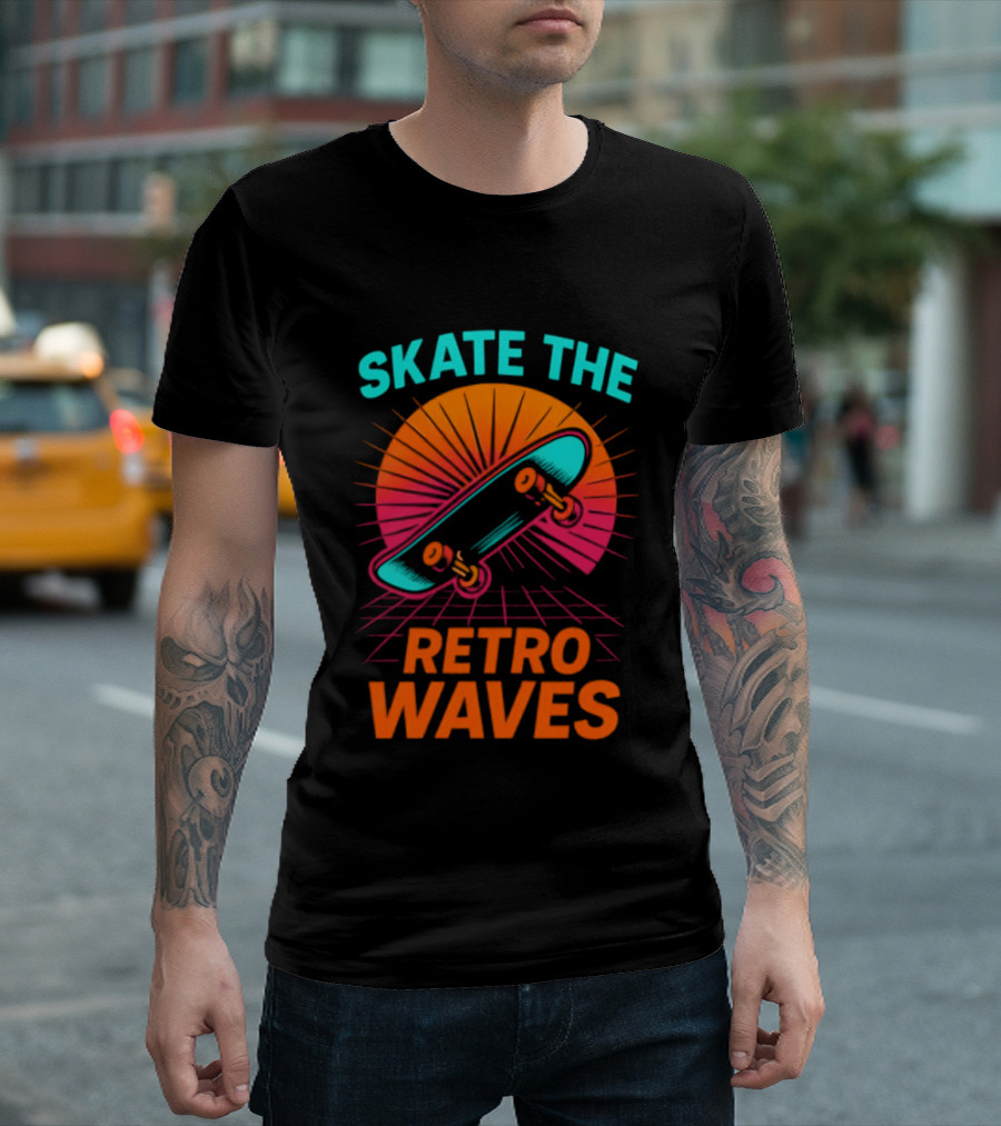 Skate The Retro Waves T-Shirt