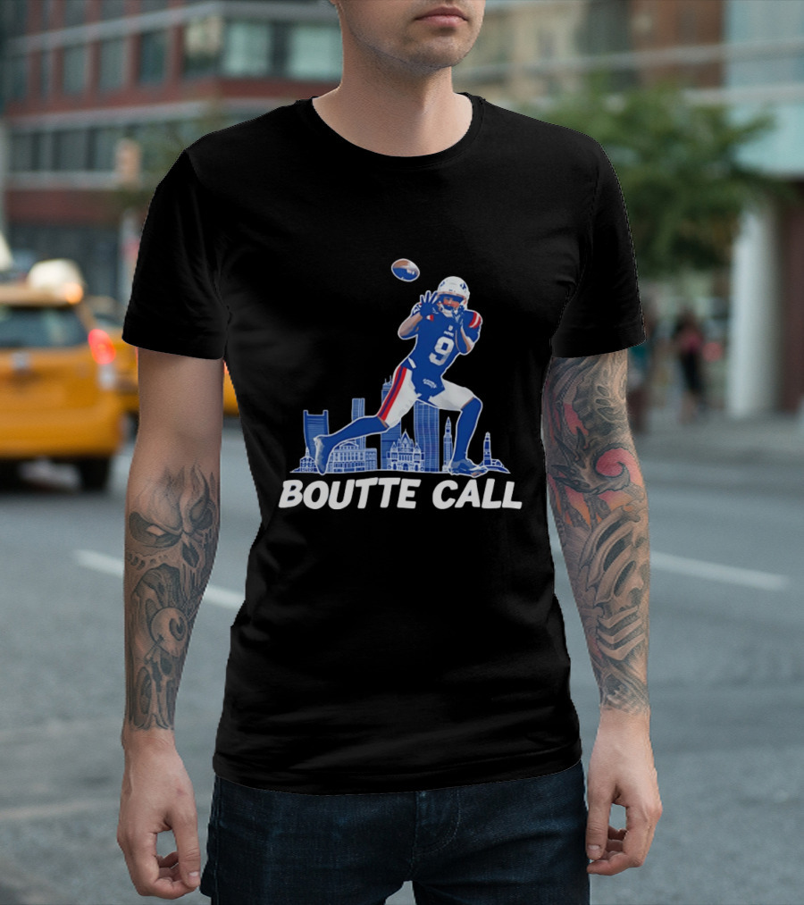 Kayshon Boutte Call New England Patriot Football City Skyline T-Shirt