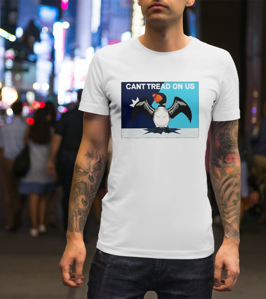 Can't Tread On Us MN State Bird Loon Protest Star T-Shirt