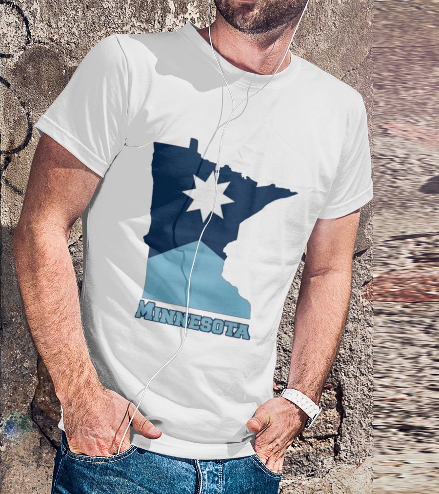 Minnesota Strong Star Map T-Shirt