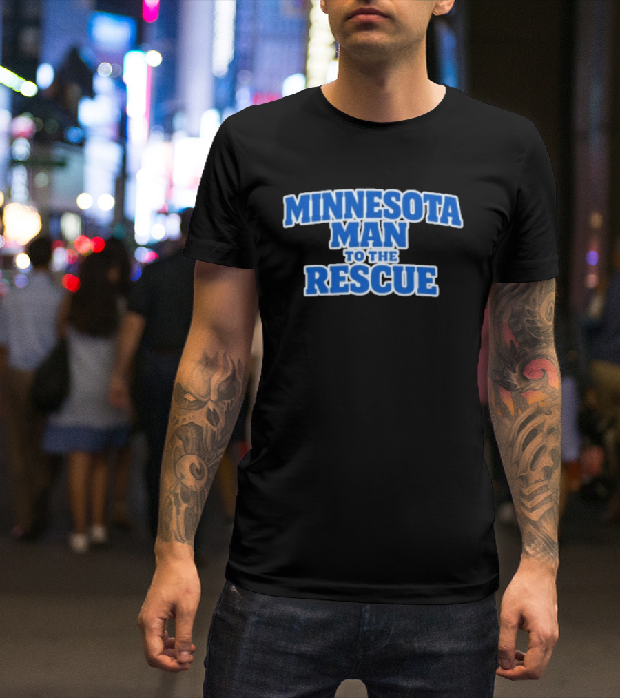 Minnesota Man To The Rescue Heroic Adventure T-Shirt