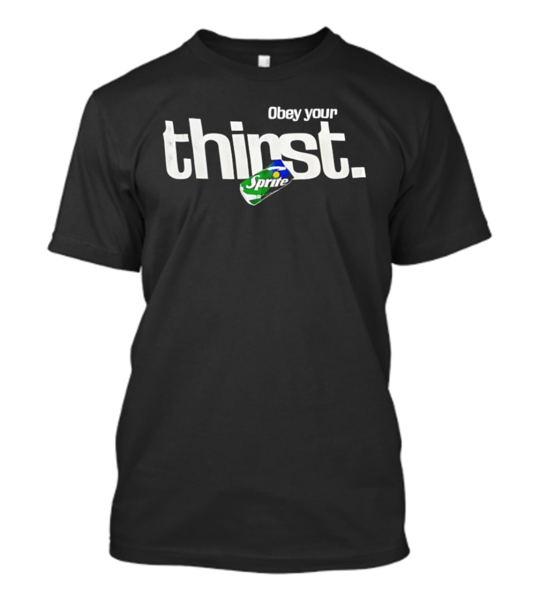 Obey Your Thirst Sprite Can Retro Branding T-Shirt