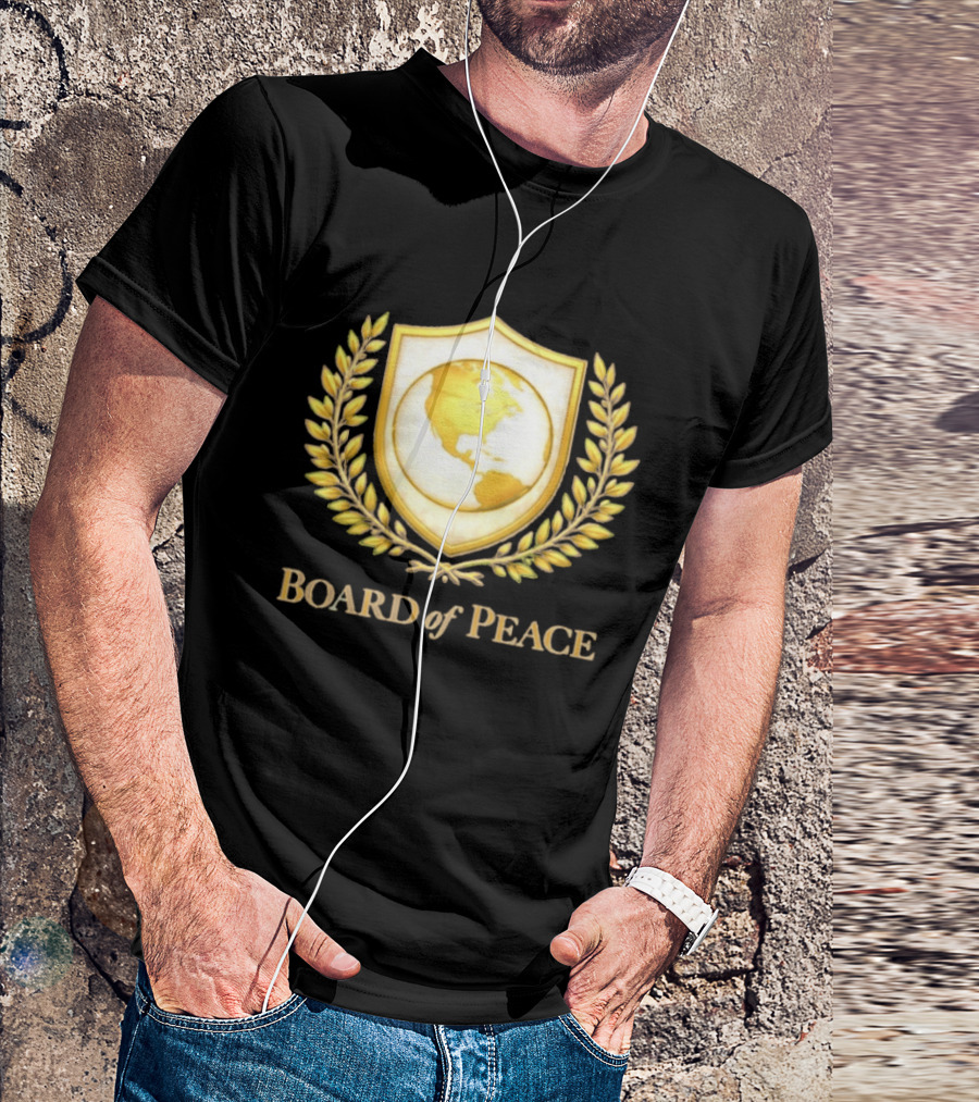 Board Of Peace Gold World Shield And Laurel T-Shirt