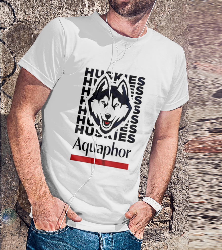 Uconn Huskies Basketball Aquaphor Huskies T-Shirt
